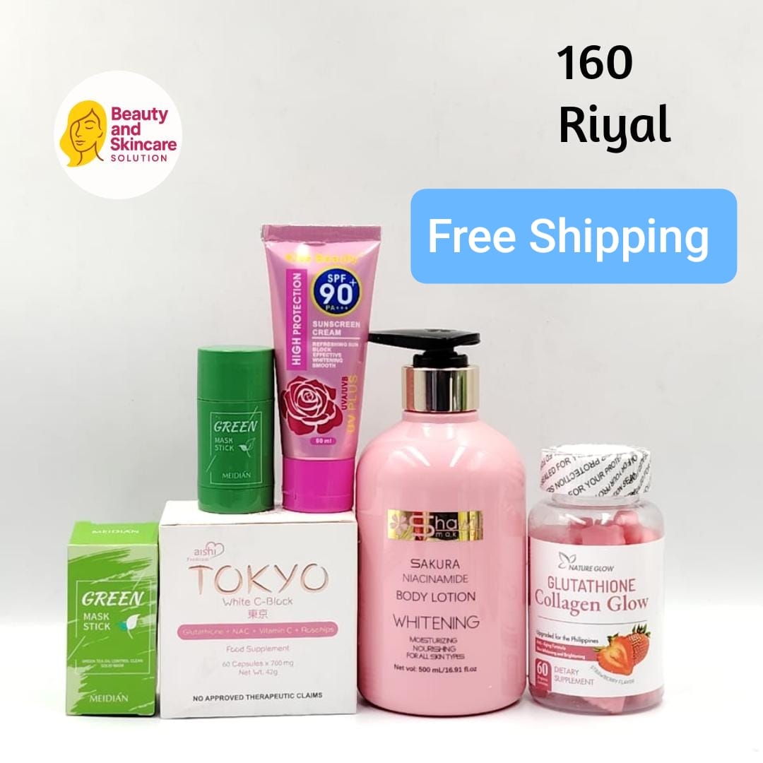 Sakura + Tokyo + Glutathione + Green set